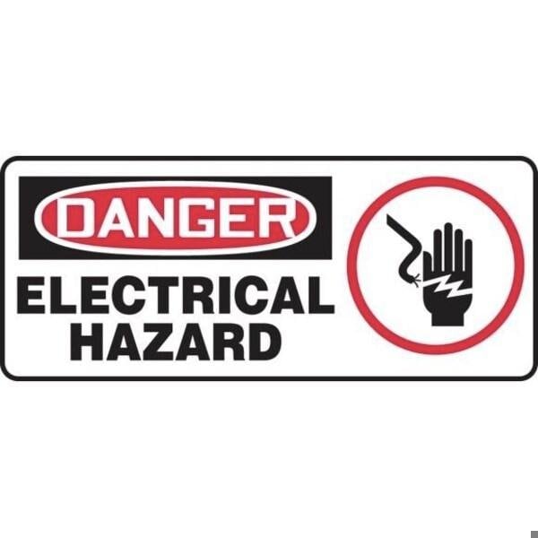 Accuform OSHA DANGER SAFETY SIGN ELECTRICAL MELC150XP MELC150XP - main
